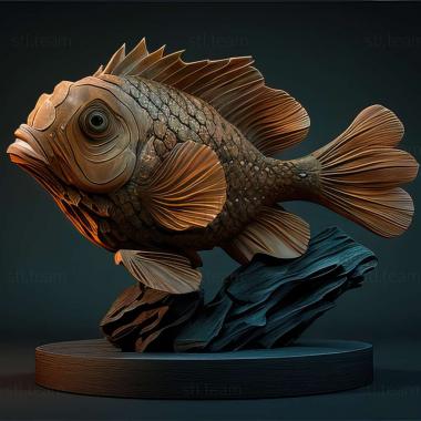 3D model Geophagus (STL)